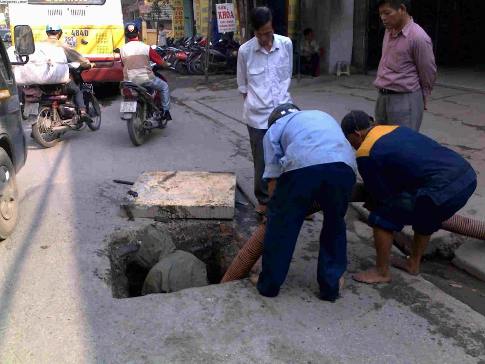 Thông tắc cống an toàn, chất lượng