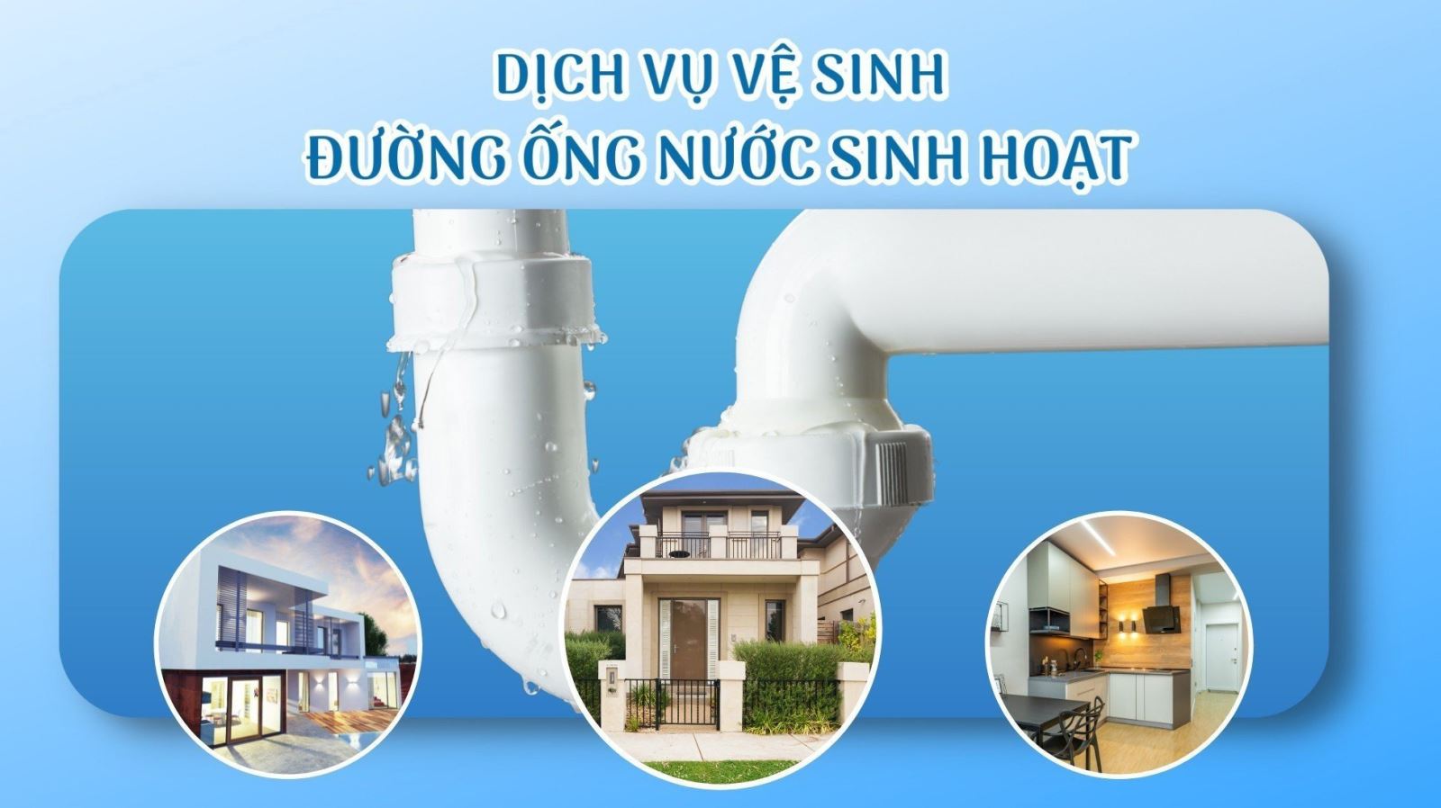 Dịch vụ sục rửa vệ sinh đường ống nước sinh hoạt tại Cát Hải