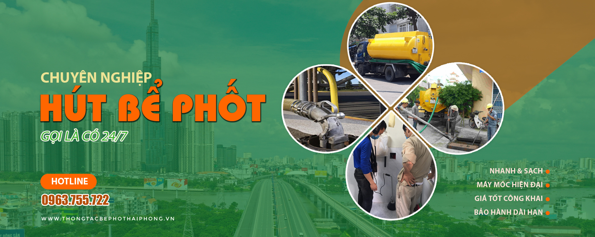 Thông Tắc Bể Phốt Tại Hưng Yên – Cam Kết Sạch Sâu, Không Đục Phá