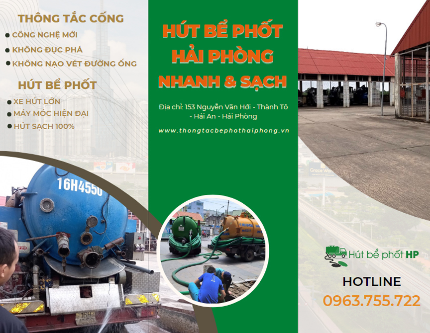 Dịch Vụ Hút Bể Phốt Hải Phòng Chuyên Nghiệp – Nhanh Chóng, Sạch Sẽ, Giá Minh Bạch
