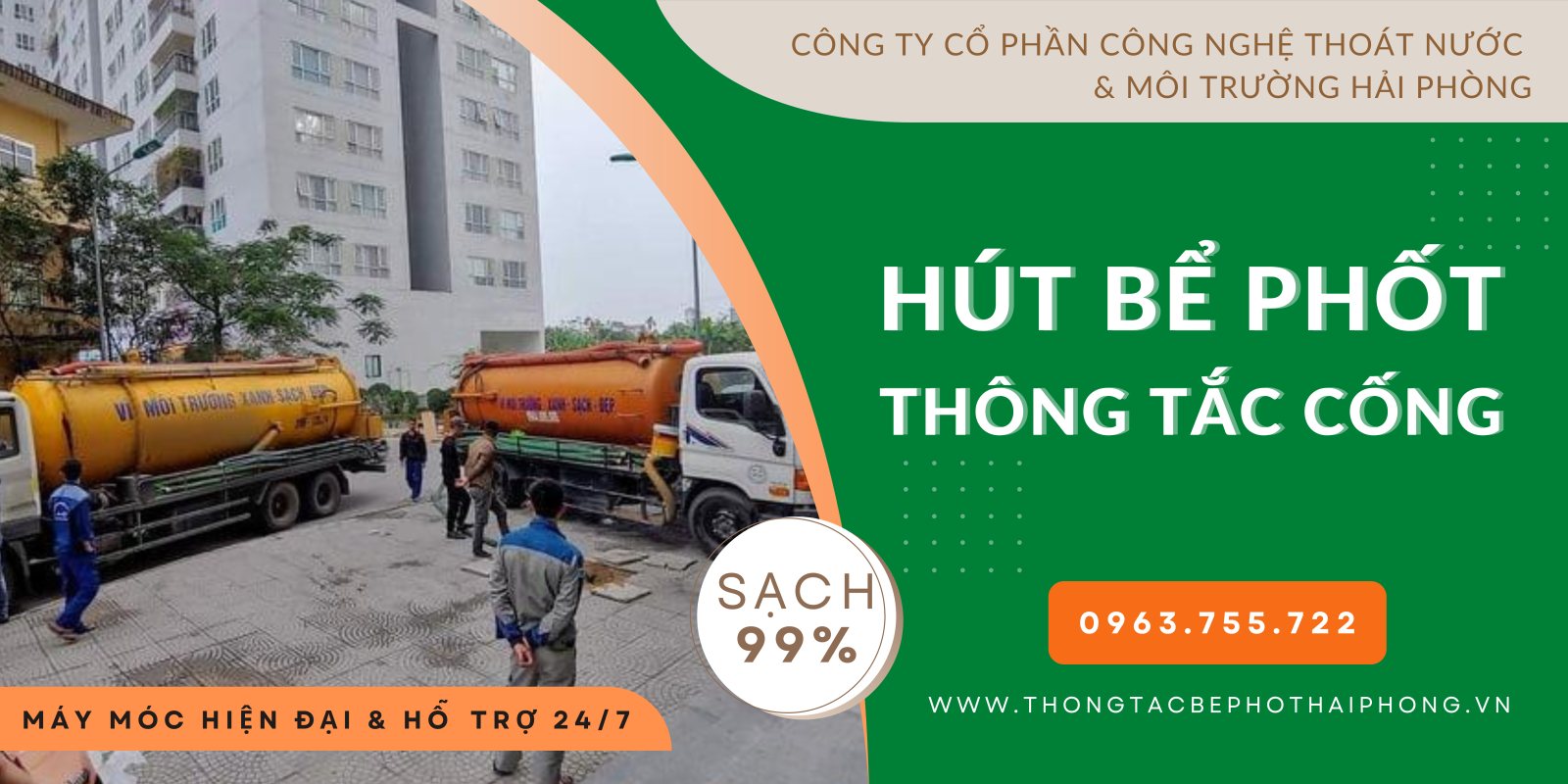 Hút Bể Phốt Nhà Vệ Sinh Tại Quảng Ninh – Giá Rẻ, Không Mùi, Có Mặt Sau 15 Phút