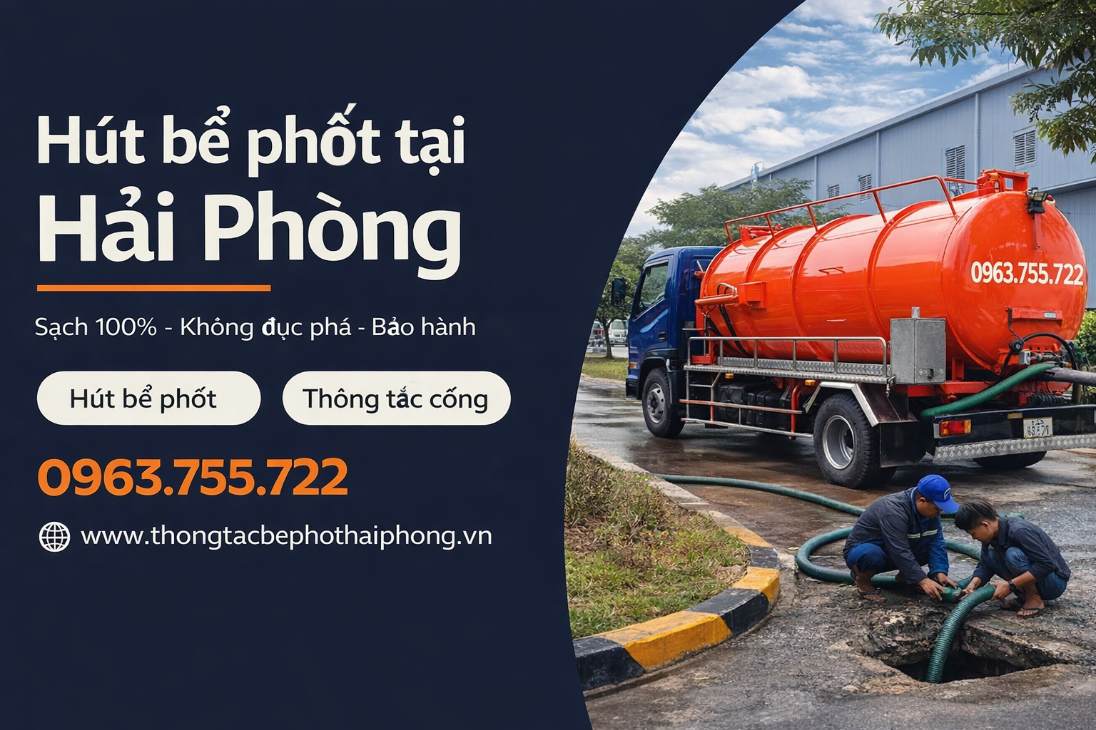Chi Phí Dịch Vụ Hút Bể Phốt Tại Hải Phòng Là Bao Nhiêu? Bảng Giá Mới Nhất 2026