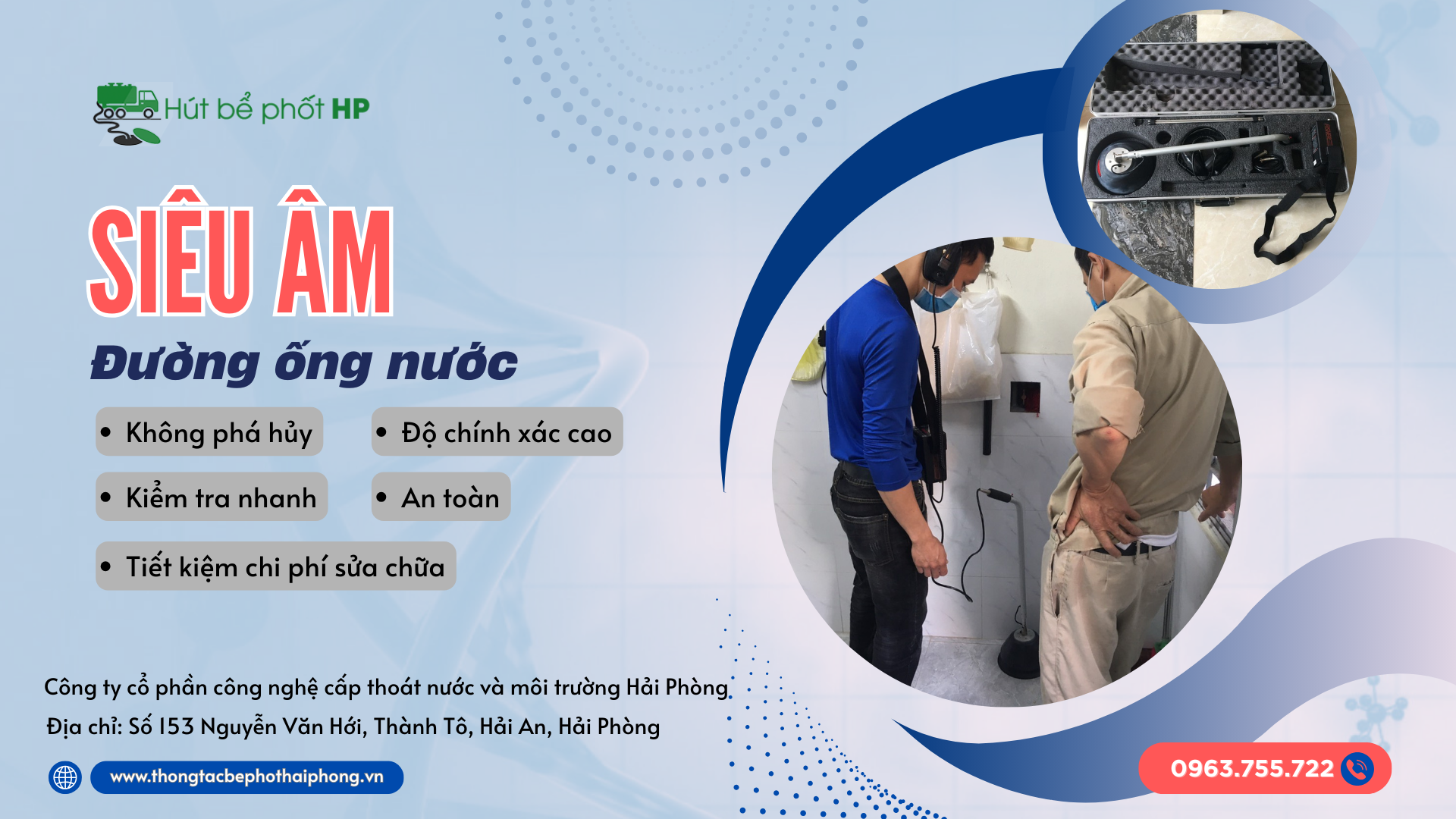 Siêu Âm Đường Ống Nước Hải Phòng – Giải Pháp Phát Hiện Rò Rỉ Chính Xác Không Phá Hủy