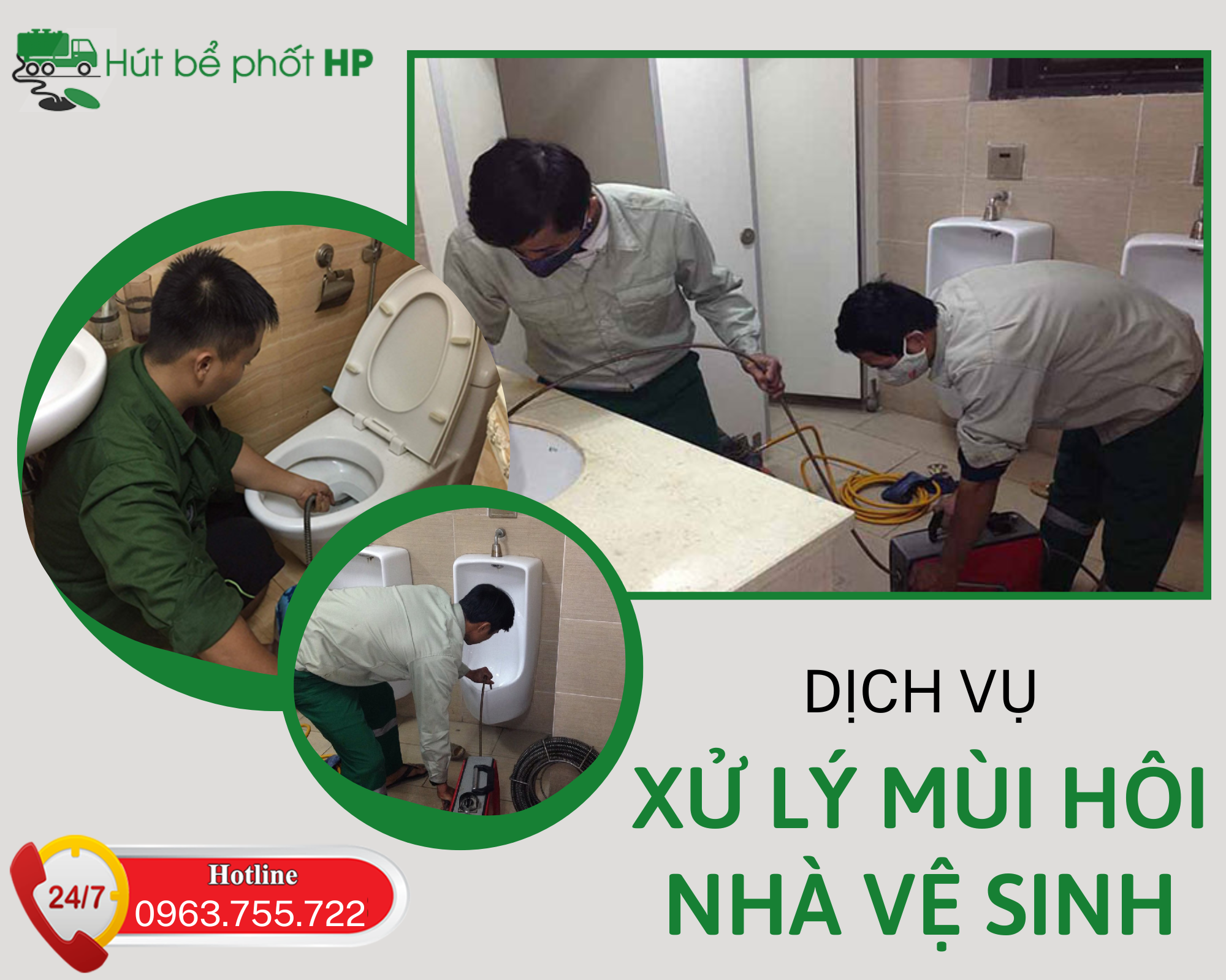 Dịch Vụ Xử Lý Mùi Hôi Nhà Vệ Sinh Tại Thủy Nguyên Hải Phòng - Triệt Để 100%, Bảo Hành Dài Hạn