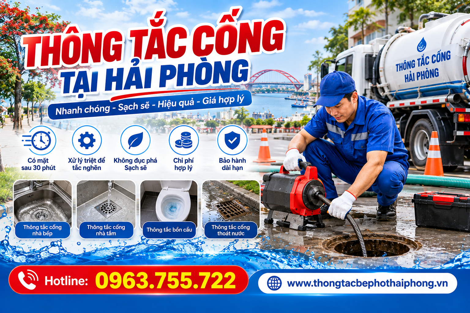 Thông Tắc Cống Tại Hải Dương Nhanh Sạch, Giá Tốt – Giải Pháp Xử Lý Tắc Nghẽn Hiệu Quả