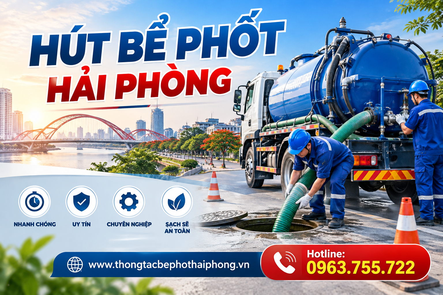 Hút Bể Phốt Hải Phòng Uy Tín, Chuyên Nghiệp – Khảo Sát Và Báo Giá Tốt