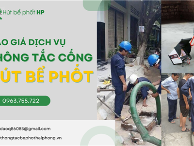 Báo giá dịch vụ thông tắc cống, bồn cầu chuyên nghiệp tại Quảng Ninh