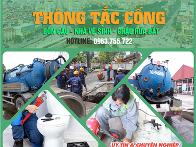 Thông Tắc Cống Hải Phòng - Máy Móc Hiện Đại - 0963.755.722