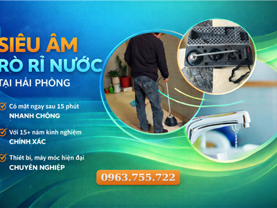 Bảng giá dịch vụ dò nước âm tường và máy siêu âm nước tại Hải Phòng 2026