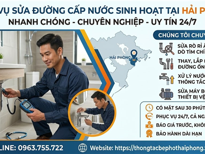 Sửa Chữa, Vệ Sinh Đường Ống Nước Hải Phòng – Giải Pháp Toàn Diện Cho Hệ Thống Nước Sạch