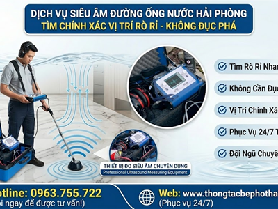 Dịch Vụ Siêu Âm Đường Ống Nước Tại Quảng Ninh –  Phát Hiện Rò Rỉ Nhanh, Chính Xác