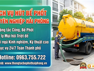 Hút Bể Phốt Uy Tín Hàng Đầu Tại Hải Phòng – Giải Pháp Nhanh Chóng, Sạch Sẽ, Giá Tốt