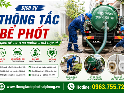 Dịch Vụ Hút Bể Phốt Tại Hải Phòng Sạch 100%, Không Đục Phá, Giá Tốt 