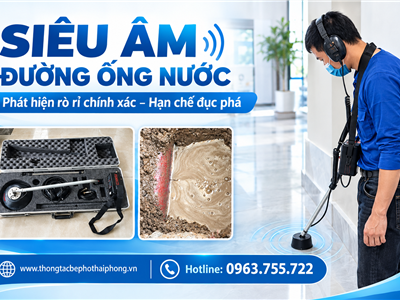 Siêu Âm Đường Ống Nước Hải Phòng – Kiểm Tra, Phát Hiện Sự Cố Chính Xác 